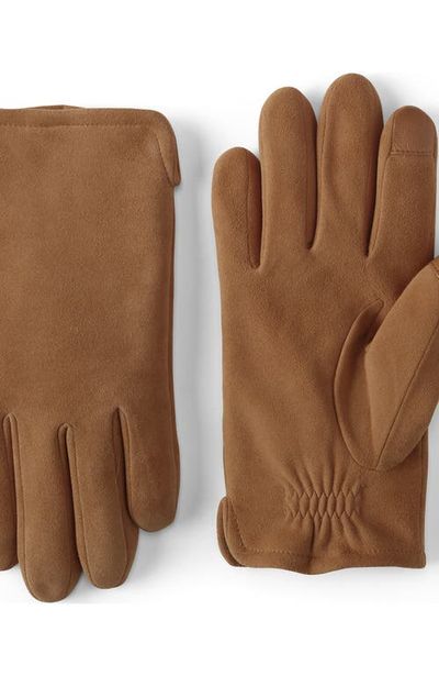 Lands' End Lands' End EZ Touch Suede Gloves