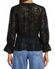 Lands' End Lands' End Feminine Ruffle Chiffon V Neck Blouse - 2