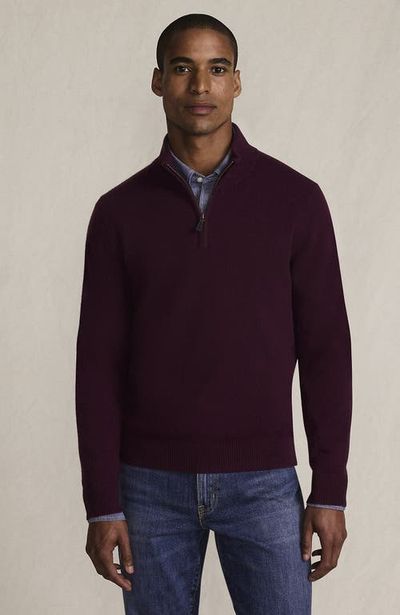 Lands' End Lands' End Fine Gauge Cashmere Quarter Zip