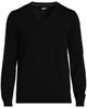 Lands' End Lands' End Fine Gauge Cotton V Neck Sweater - 3