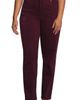 Lands' End Lands' End Fine Wale Embroidery Corduroy High Rise Straight Leg Pants - 1