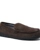 Lands' End Lands' End Flannel Lined Suede Slip On Moccasin Slippers - 1