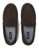 Lands' End Lands' End Flannel Lined Suede Slip On Moccasin Slippers - 2