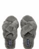 Lands' End Lands' End Fluffy Slide House Slippers - 1