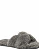 Lands' End Lands' End Fluffy Slide House Slippers - 3