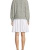 Lands' End Lands' End Fuzzy Lantern Sleeve Mock Neck Mini Twofer Dress - 2