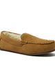 Lands' End Lands' End Fuzzy Lined Suede Moccasin Slippers - 4