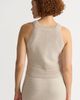 Lands' End Lands' End Gassed Cotton Pointelle Halter Top Sweater Set Top - 2