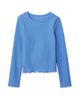Lands' End Lands' End Girls Active Long Sleeve Rib Knit Top - 1
