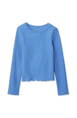 Lands' End Lands' End Girls Active Long Sleeve Rib Knit Top
