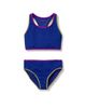 Lands' End Lands' End Girls Chlorine Resistant Embroidered Bikini Swimsuit Set - 1