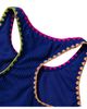Lands' End Lands' End Girls Chlorine Resistant Embroidered Bikini Swimsuit Set - 2