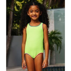 Lands' End Lands' End Girls Chlorine Resistant Racerback One Piece Swimsuit