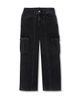 Lands' End Lands' End Girls Denim Cargo Wide Leg Jeans - 1