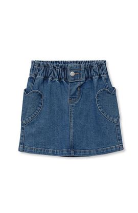 Lands' End Lands' End Girls Denim Skirt With Pockets