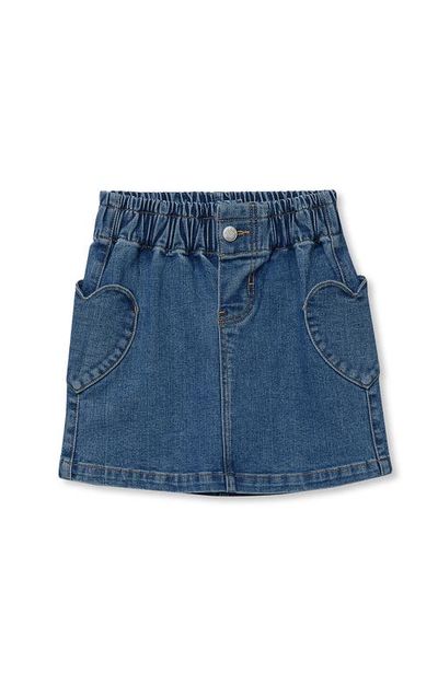 Lands' End Lands' End Girls Denim Skirt With Pockets