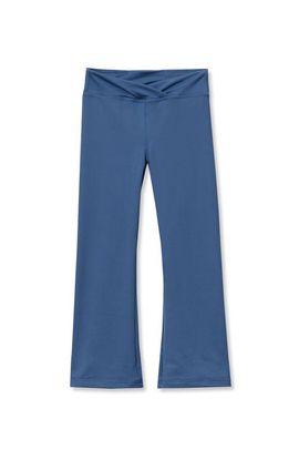 Lands' End Lands' End Girls High Waisted Active Flare Leggings