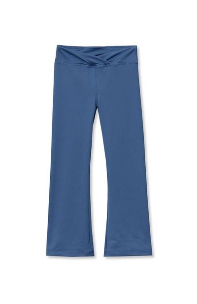 Lands' End Lands' End Girls High Waisted Active Flare Leggings