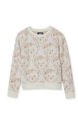 Lands' End Lands' End Girls Jacquard Knit Sweater