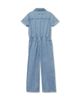 Lands' End Lands' End Girls Lightweight Denim Jumpsuit - 2