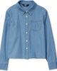 Lands' End Lands' End Girls Long Sleeve Denim Shirt - 1