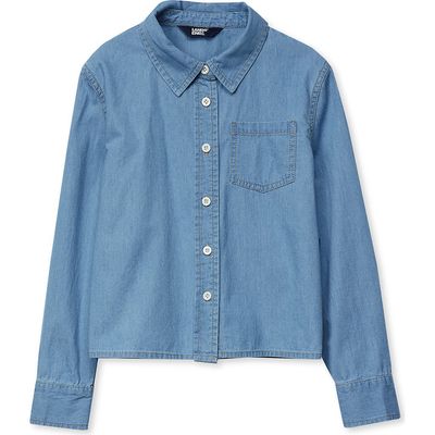 Lands' End Lands' End Girls Long Sleeve Denim Shirt