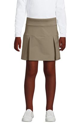 Lands' End Lands' End Girls Performance Pleated Skort Above The Knee