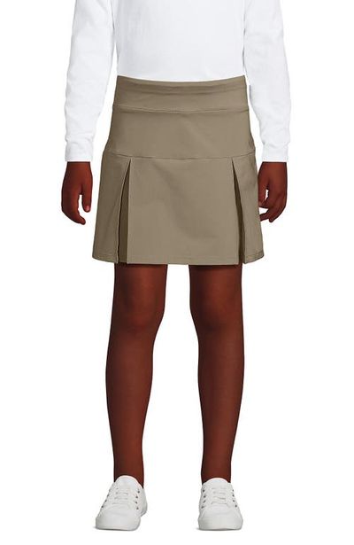 Lands' End Lands' End Girls Performance Pleated Skort Above The Knee