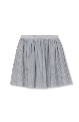 Lands' End Lands' End Girls Pleated Metallic Skirt
