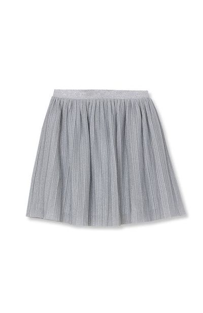 Lands' End Lands' End Girls Pleated Metallic Skirt