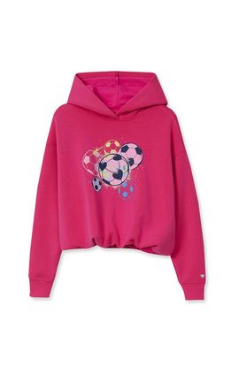 Lands' End Lands' End Girls Plus Long Sleeve Bubble Active Hoodie