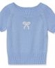 Lands' End Lands' End Girls Short Sleeve Fitted Sweater - 1
