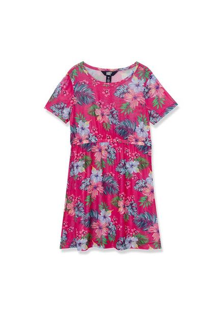 Lands' End Lands' End Girls Short Sleeve Mesh Cover Up