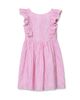 Lands' End Lands' End Girls Short Sleeve Seersucker Dress - 1