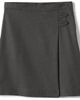 Lands' End Lands' End Girls Slim Solid A-line Skirt Below the Knee - 2