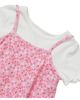 Lands' End Lands' End Girls Slip Dress With Ribbed Knit Tee Set - 2