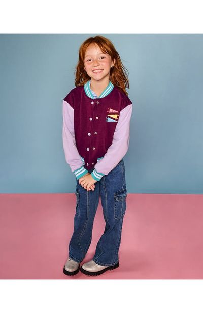 Lands' End Lands' End Girls Varsity Bomber Jacket
