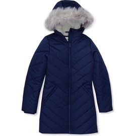 Lands' End Lands' End Girls Water Resistant Velour Parka