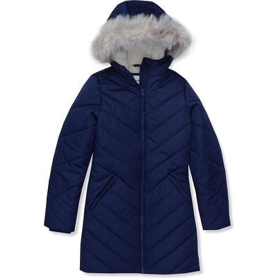 Lands' End Lands' End Girls Water Resistant Velour Parka