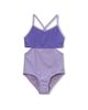 Lands' End Lands' End Girls Wrap Seersucker One Piece Swimsuit - 2