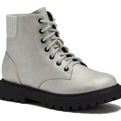 Lands' End Lands' End Girls Zip Up Lugged Boots
