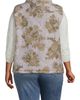 Lands' End Lands' End High Pile Fleece Reversible Mixed Media Vest - 2