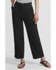 Lands' End Lands' End High Rise Soft Denim Pleated Wide Leg Trousers - 1