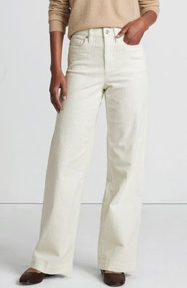 Lands' End Lands' End High Rise Wide Leg Corduroy Pants