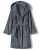 Lands' End Lands' End Kids Hooded Fleece Solid Robe - 1