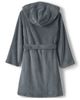 Lands' End Lands' End Kids Hooded Fleece Solid Robe - 2