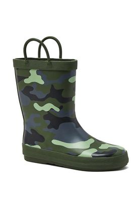 Lands' End Lands' End Kids Pull On Splash Rubber Rain Boots