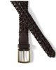 Lands' End Lands' End Leather Braid Belt - 2