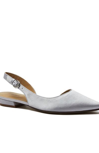 Lands' End Lands' End Leather Slingback Low Heels