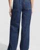 Lands' End Lands' End Lightweight Denim High Rise Relaxed Straight Pull On Pocket Jeans - 2